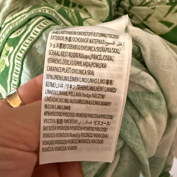 FARM RIO Green and White Tropical Dress - Picture 12 of 12